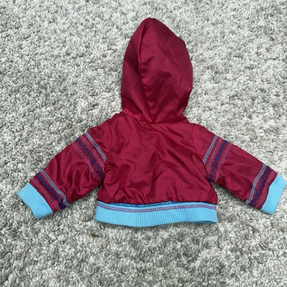 American Girl Doll size hooded jacket full zip‎